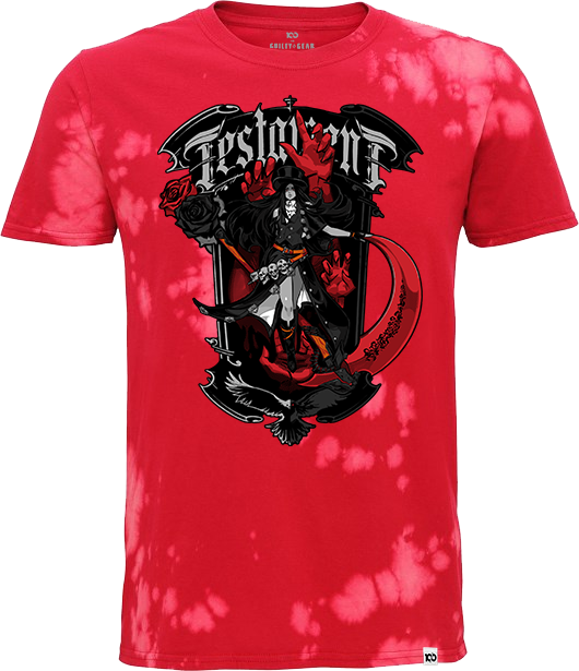 GUILTY GEAR - 'Testament' T-Shirt - Red Tie Dye Hoodie, Sweatshirt | CiraTrend.com