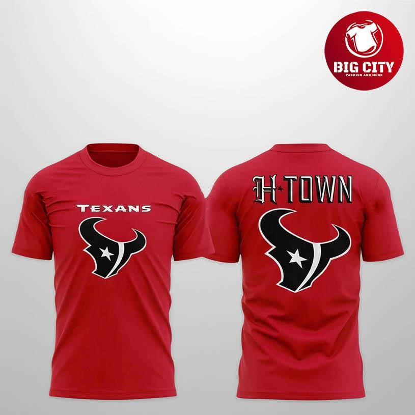 Texans Battle Red Game 2025 Two Sided Shirt