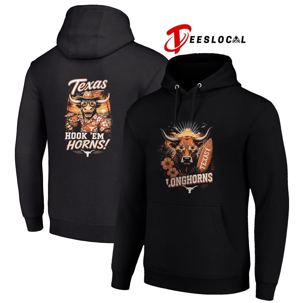 Texas Longhorns NCAA Tropical mascot shirt