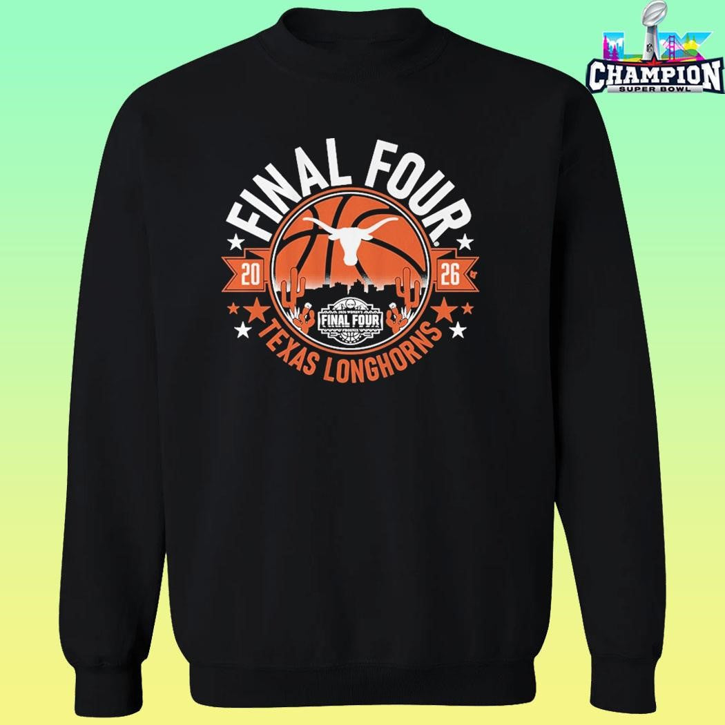 Texas Longhorns Wbb 2026 Final Four Shirt