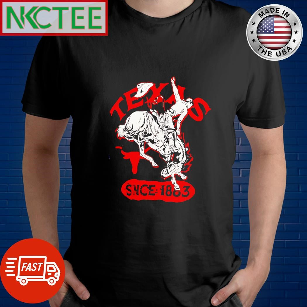 Texas Longhorns since 1883 ride the horse shirt