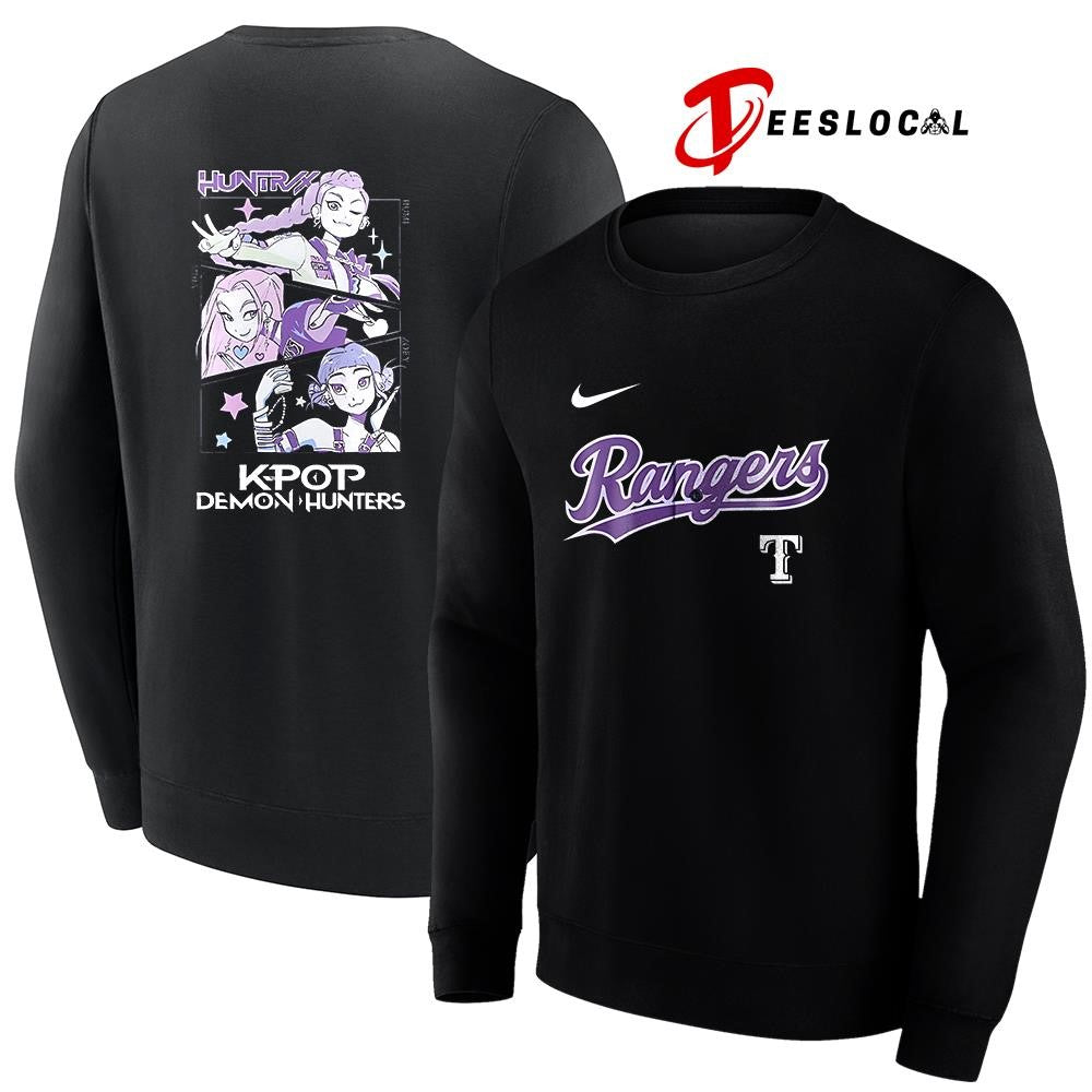 Texas Rangers K-Pop Demon Hunters art shirt