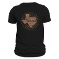 Texas State Men's T-Shirt Casual Crewneck Cotton Classic Design with Text and Map Print Hoodie, Sweatshirt | CiraTrend.com