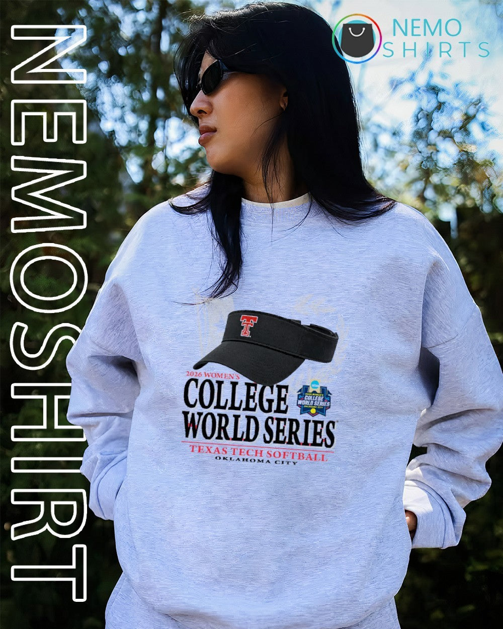 Texas Tech Red Raiders 2026 women’s softball College World Series rally caps shirt