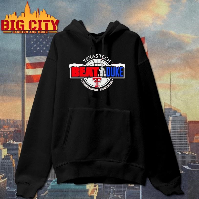 Texas Tech Red Raiders Beat Duke 2025 Christmas In New York Shirt