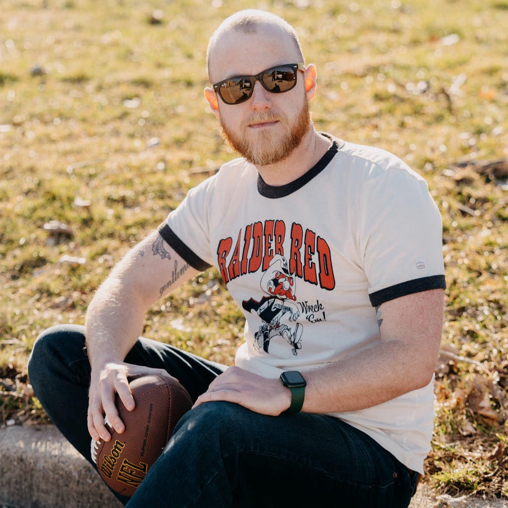 Texas Tech Raider Red Ringer Tee Style001