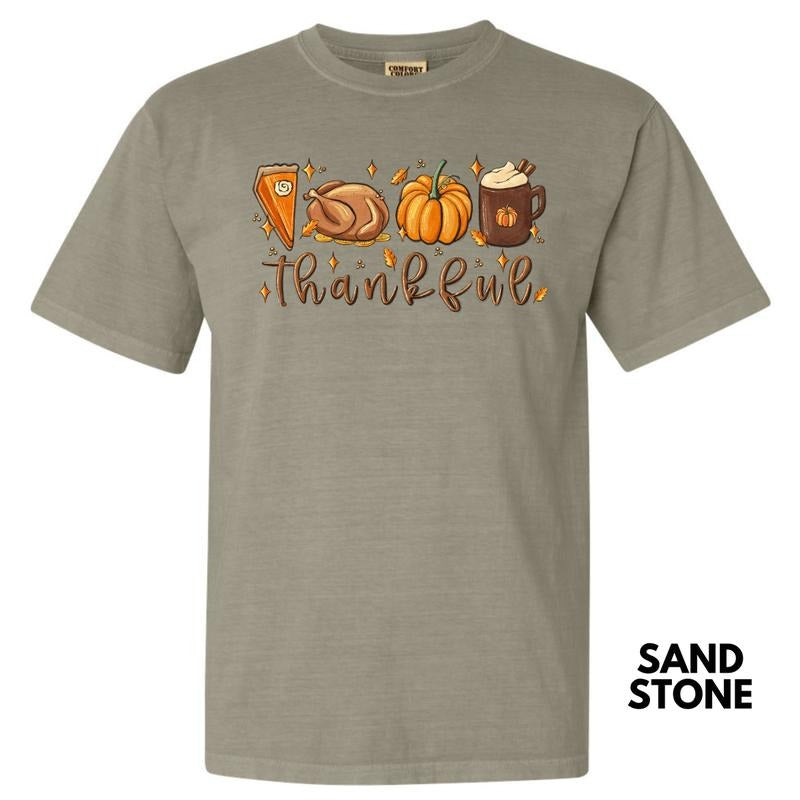Thankful Thanksgiving Comfort Colors T-Shirt 'NLB' Hoodie, Sweatshirt | CiraTrend.com