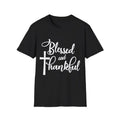 Thanksgiving Shirts for Women Thankful and Blessed T-Shirt, Menswear Top, Womenswear Top Hoodie, Sweatshirt | CiraTrend.com