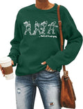 Thats It I Am Not Going Sweatshirt Women Christmas Sweatshirts Xmas Santa Sweatshirts Funny Letter Print Tops Cotton...