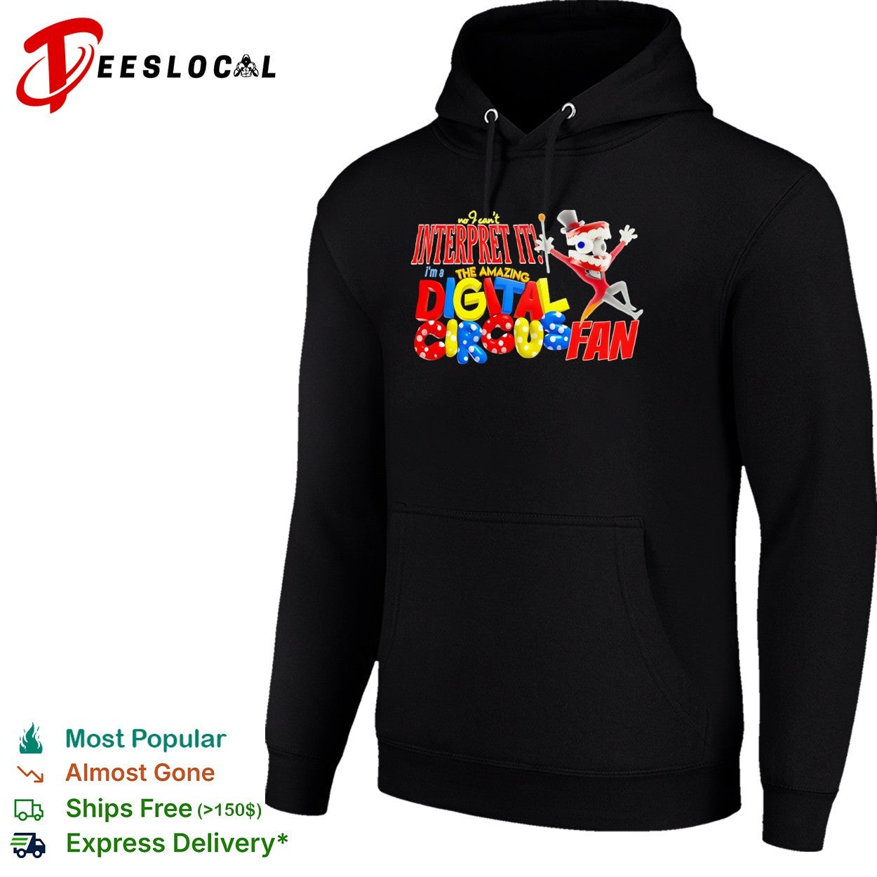 The Amazing Digital Circus Caine no I cant interpret it im a fan teeth character shirt