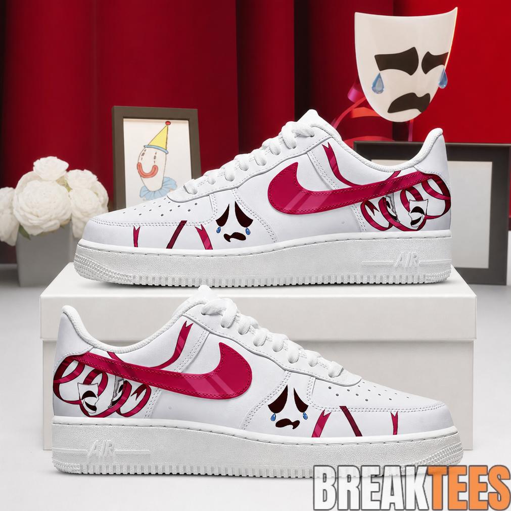 The Amazing Digital Circus Gangle Design Special AF1 Shoes