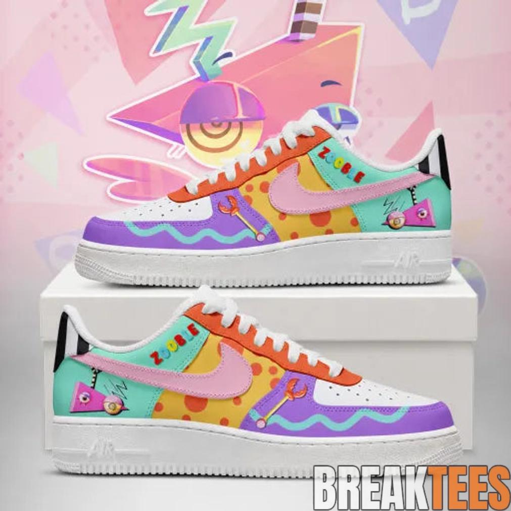 The Amazing Digital Circus Zoobie Design Special AF1 Shoes