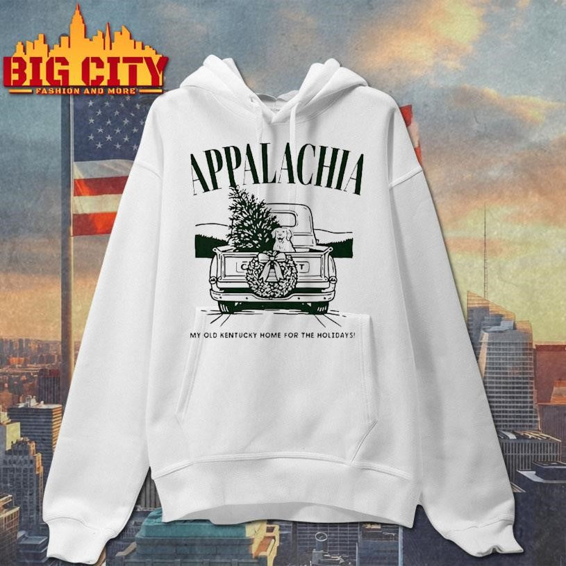 The Appalachian My Old Kentucky Home For The Holiday Merry Christmas Premium Shirt