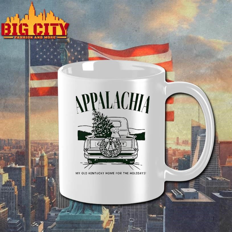The Appalachian My Old Kentucky Home For The Holiday Merry Christmas Premium Shirt