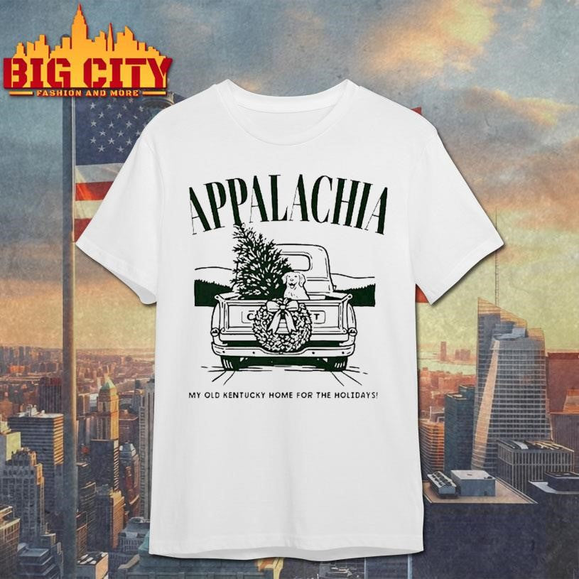 The Appalachian My Old Kentucky Home For The Holiday Merry Christmas Premium Shirt