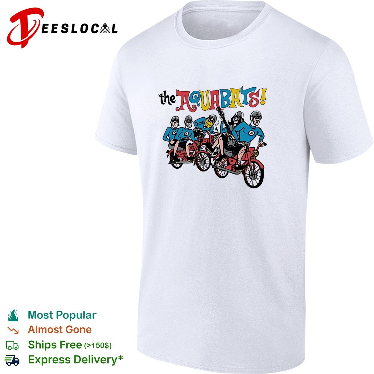 The Aquabats band concert adventure shirt