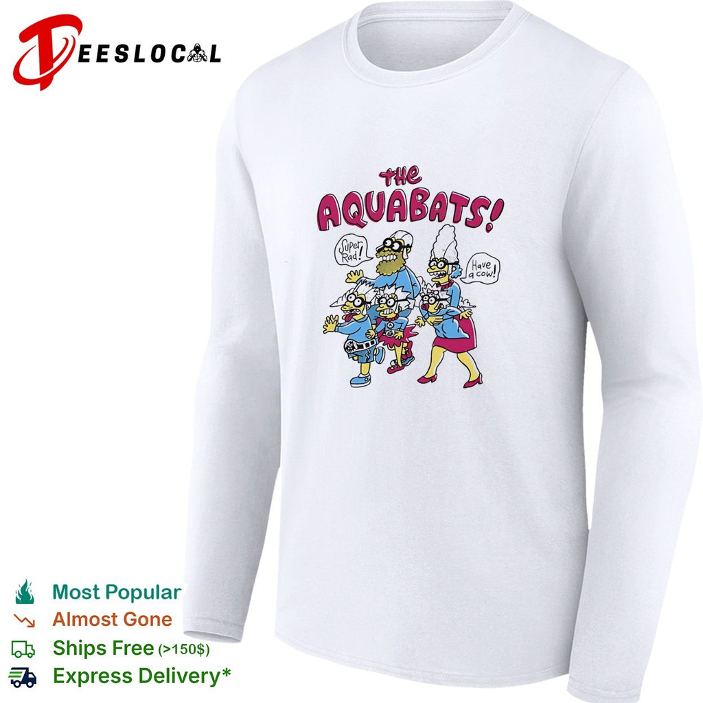 The Aquabats super rad cartoon family shirt