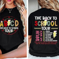 The Back To School Tour Shirt, ABCD Teacher Shirt, Back To School, First Day Of School Teacher Shirt, Gift For Her,...
