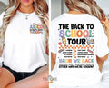 The Back To School Tour T-shirt Bruh We Back Shirt Teacher Shirt Teacher Team Shirt Gift For Teacher Teacher Life Grade...