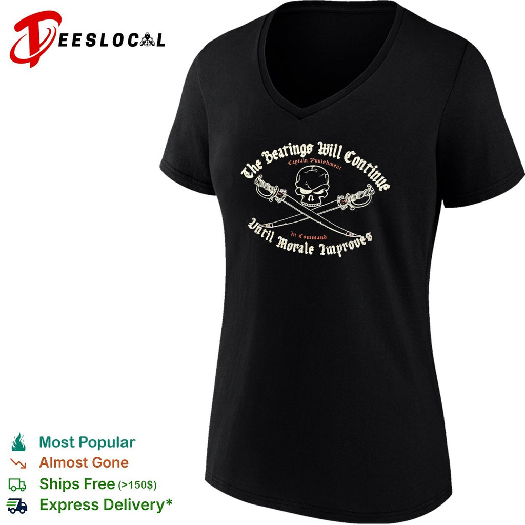 The Beatings Will Continue until Morale Improves Captain Punishment in Command shirt