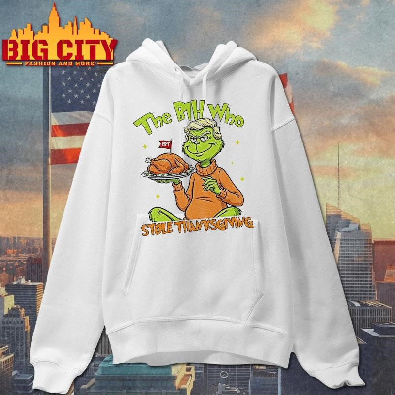 The Bih Who Stole Thanksgiving Trump Grinch Meme Shirt