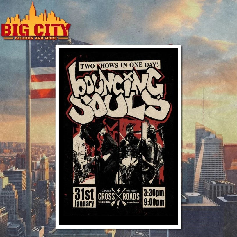 The Bouncing Souls January 31 2026 In Garwood NJ Poster shirt