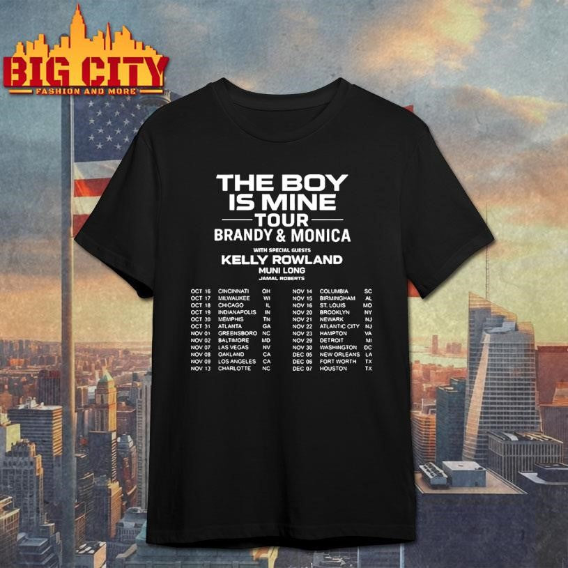 The Boy Is Mine Tour Brandy and Monica Concert Shirt