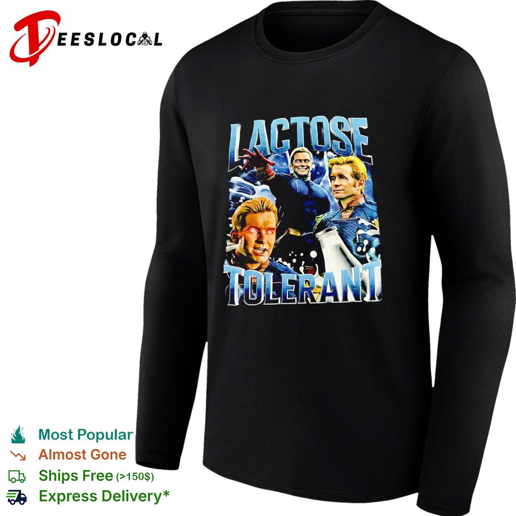 The Boys Homelander lactose tolerant milk parody shirt
