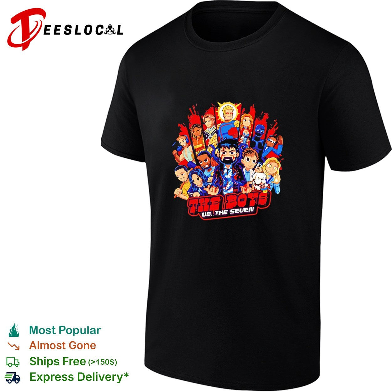 The Boys vs The Seven Chibi Style Homelander shirt