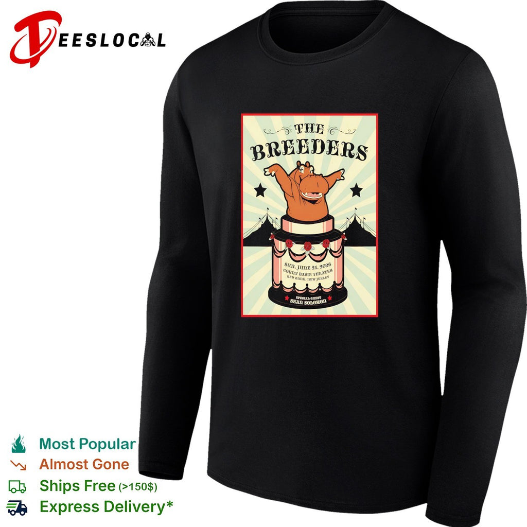 The Breeders circus bear raising paws poster shirt