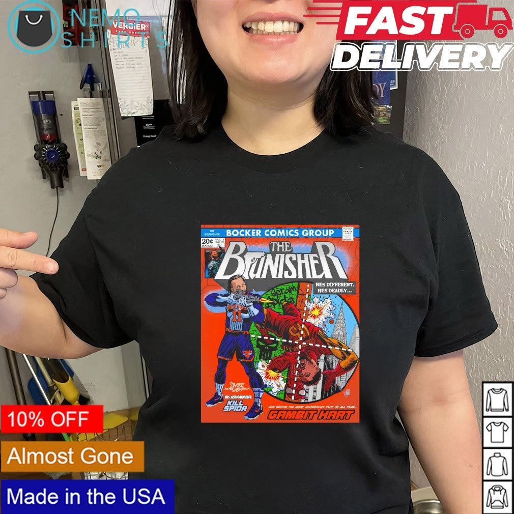 The Brunisher kill spida Jalen Brunson New York Knicks comic shirt