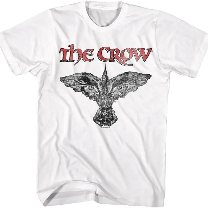 The Crow Bird Logo Men's T Shirt Gothic Horror Movie Brandon Lee Death T-shirt for men or women, Men's Tshirt Casual...