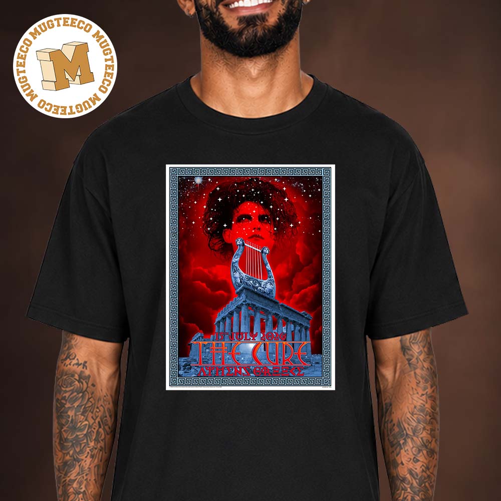 The Cure Athens 2026 Even Tee Merch On July 15 2026 T Shirt