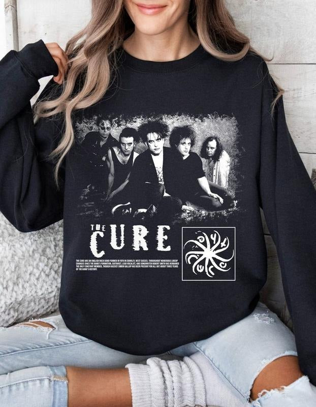 The Cure Band Sweatshirt Vintage Music band 90s T-Shirts, Hoodie | CiraTrend.com