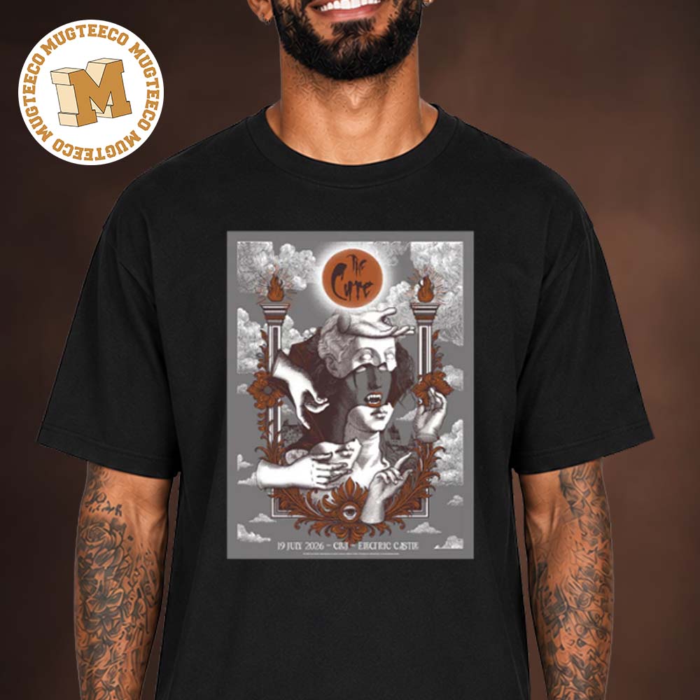 The Cure Cluj Romania 2026 Exclusive Event T-Shirt At Electric Castle On July 19 2026 Unisex T Shirt