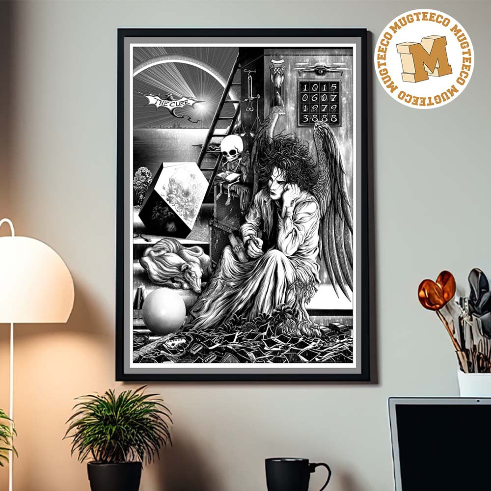 The Cure Germany 2026 Event Poster At Wuhlheide On July 10 12 2026 Home Decor Canvas
