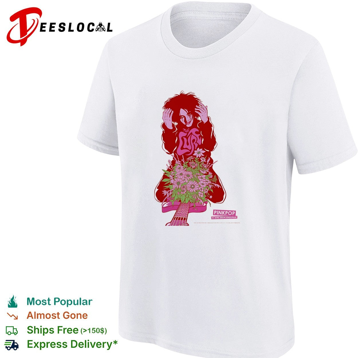 The Cure Landgraaf Netherlands Pinkpop On 20 June 2026 shirt