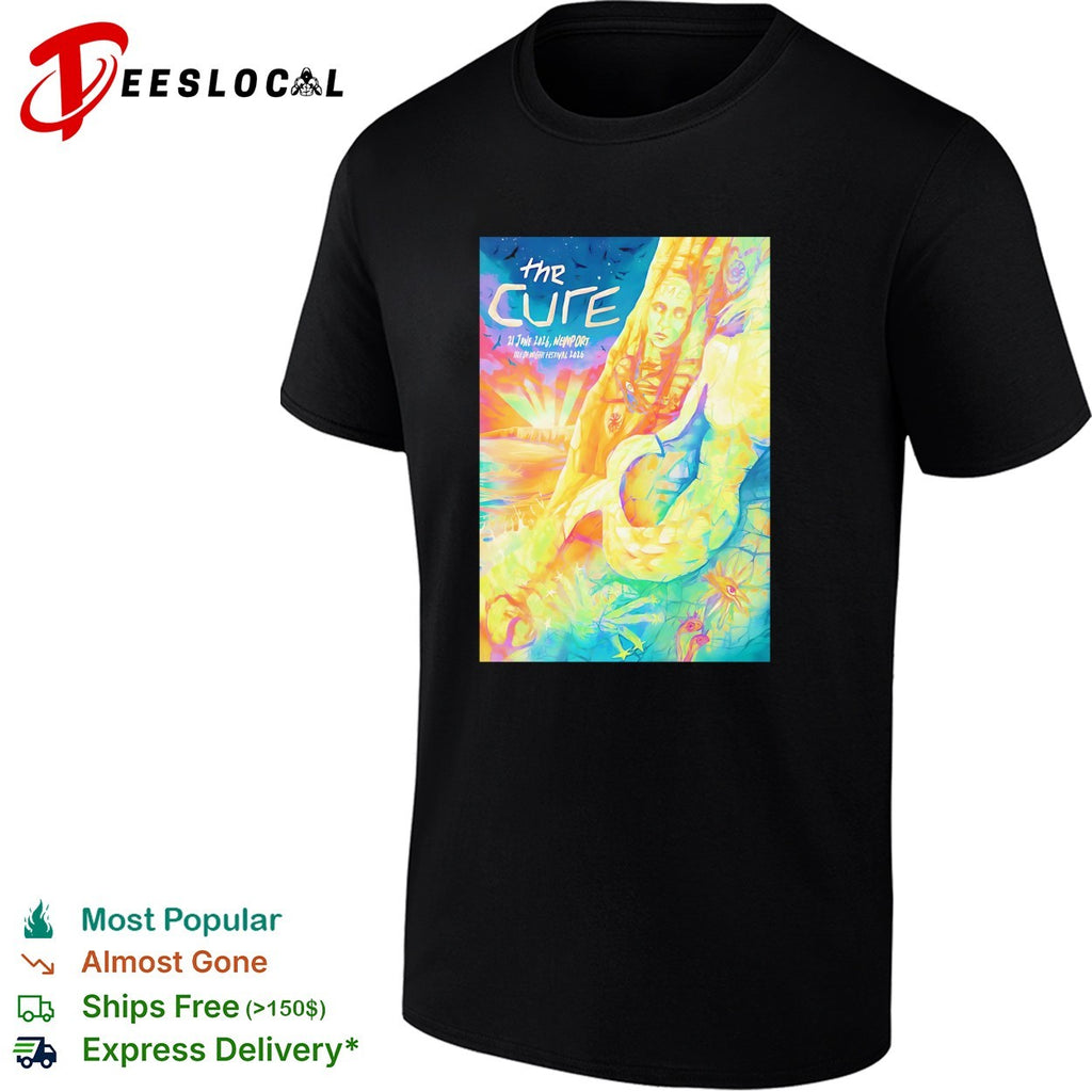 The Cure mermaid painting poster shirt