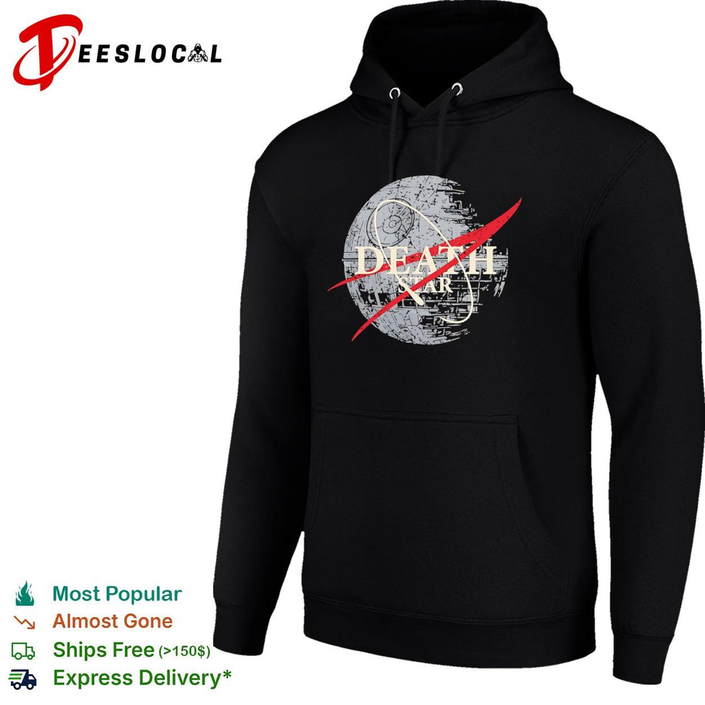 The Death Star and the NASA logo shirt