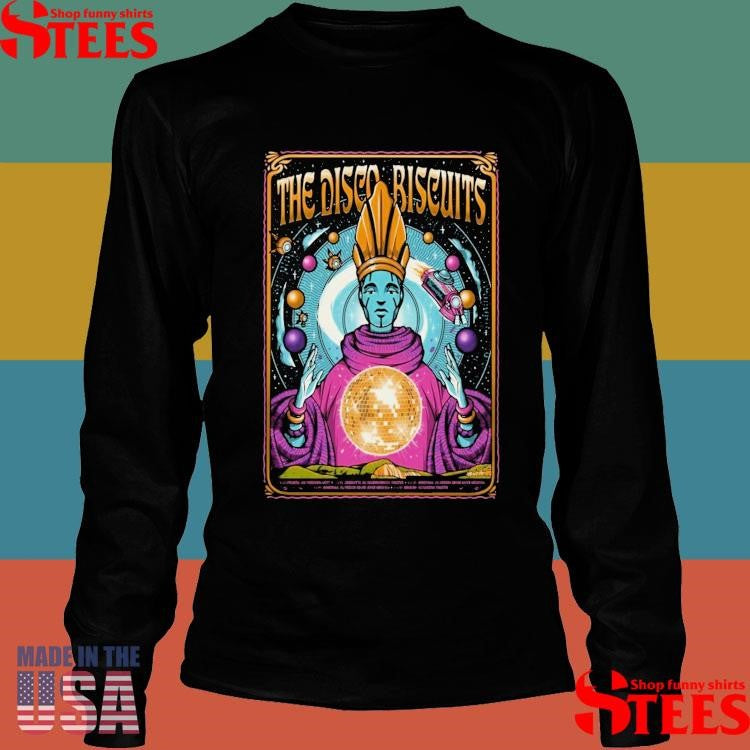The Disco Biscuits Celebrating 30 Years 2025 Tour On June 2025 The Space Wizard Art And Tour Dates T-shirt