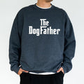 The Dog Father Sweatshirt, Dog Dad Crewneck, Dog Lover Men Long Sleeved Pullover, Funny Daddy Sweater, Gift For Dad...