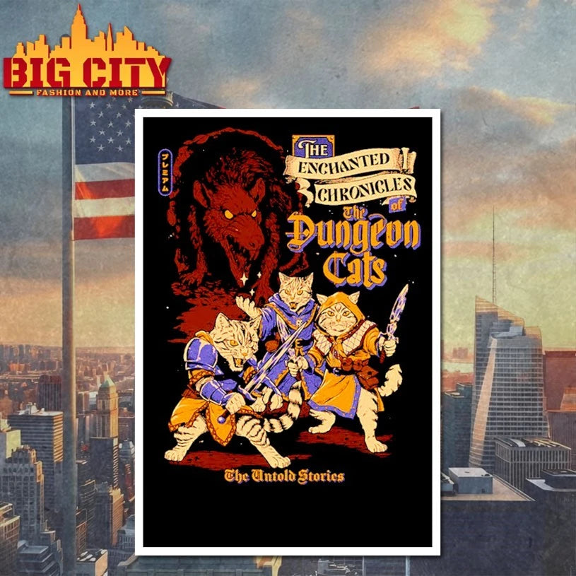 The Enchanted Chronicles The Dungeon Cats shirt