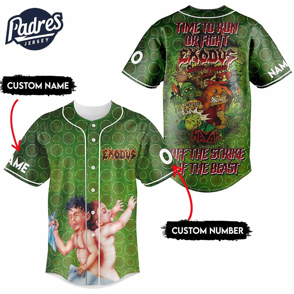 The Exodus Baseball Jersey Outfit - Padres Jersey Oasis: Elevate Your Baseball Style Game