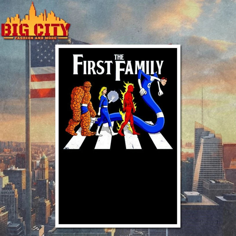 The Fantastic Four The First Family abbey road 2025 shirt