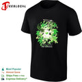 The Green Hedgehog with emerald diamond graphic shirt