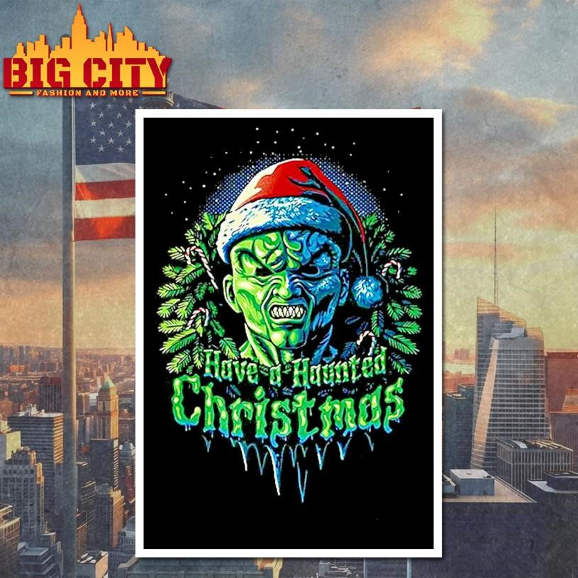 The Haunted Mask Have A Haunted Christmas Horror Shirt