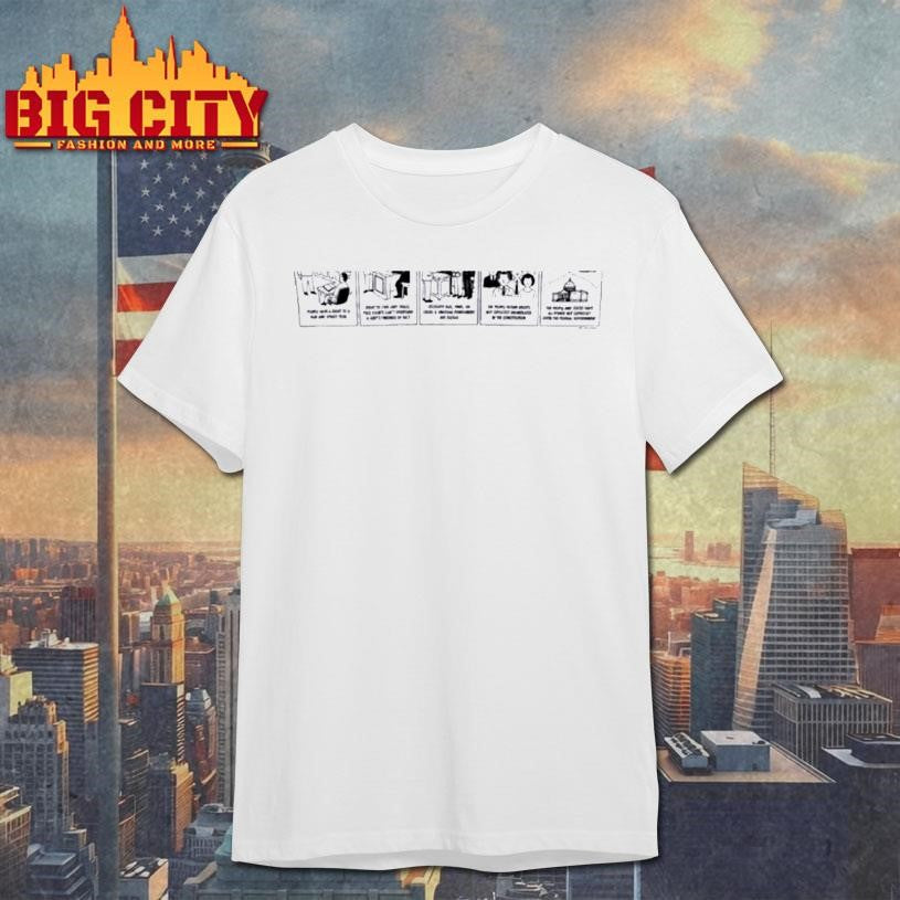 The Illustrated Bill Of Rights Ringer Shirt