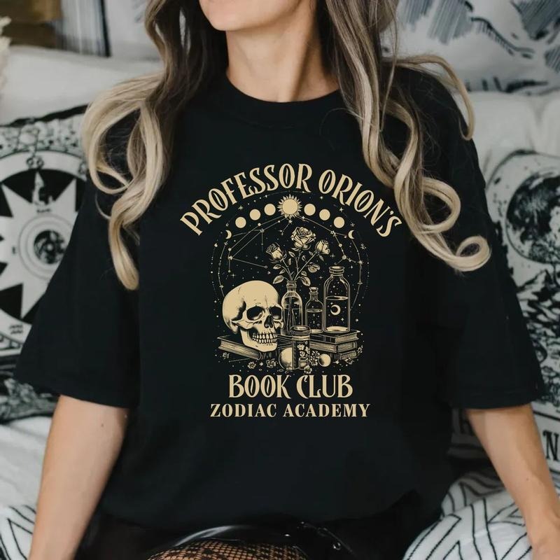 The Inner Circle Shirt, Fantasy Reader, Bookworm Merch, Zodiac Academy Shirt, Professor Orion's Book Club Shirt,...