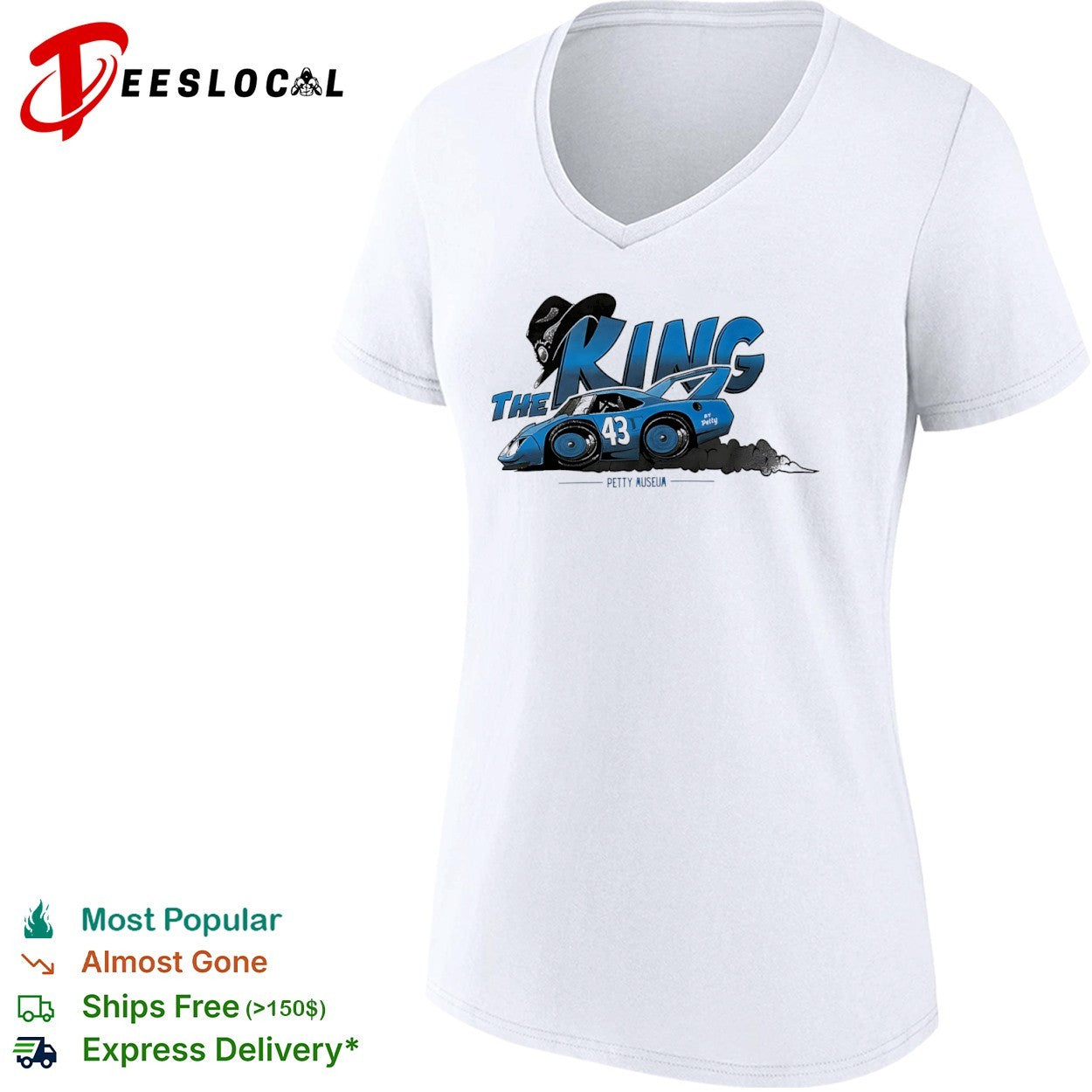 The King Richard Petty Petty Museum car graphic shirt