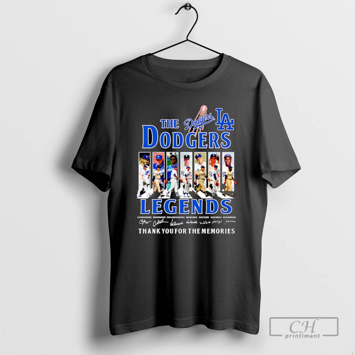 The La Dodgers Legends Thank You For The Memories T Shirts